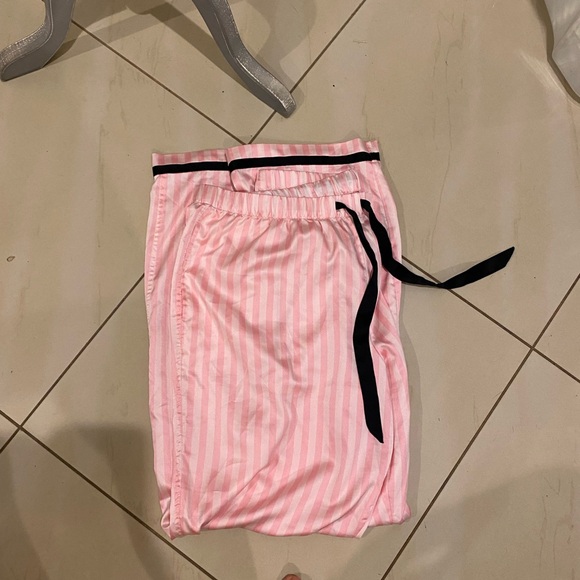 Victoria's Secret Pink Satin Pajama Set - Picture 3 of 5